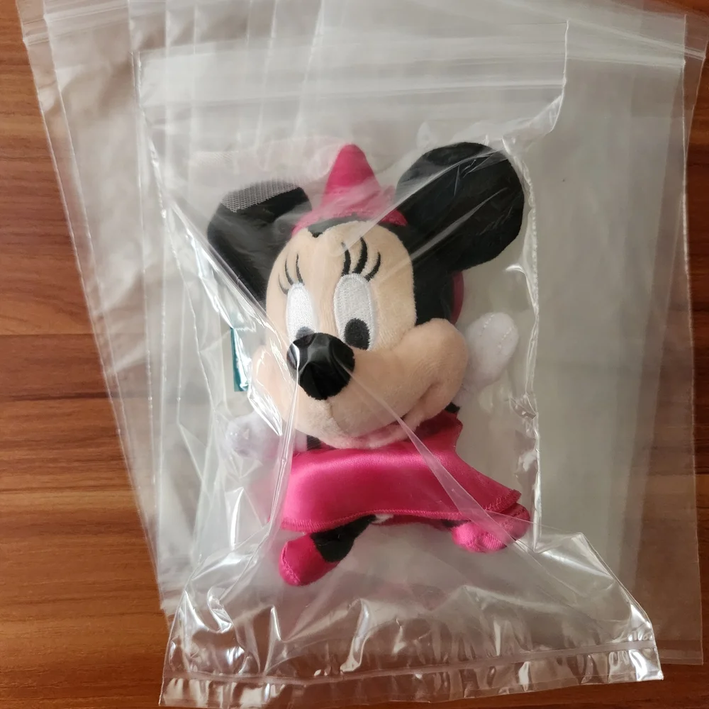 20 Clear Plastic Zip Top Reusable Shipping or Dust Bags